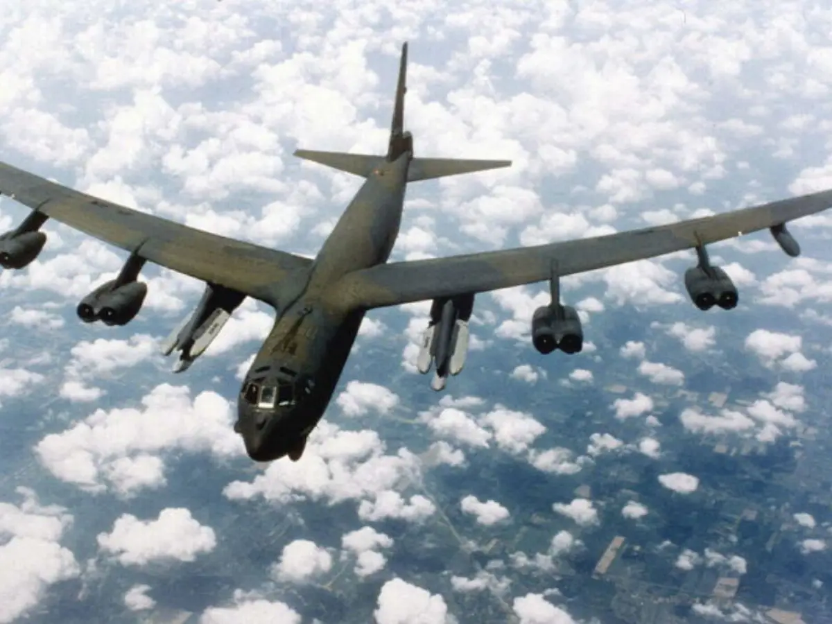 A US B-52G bomber with nukes on board crashed in Greenland in 1968, exposing a secret mission