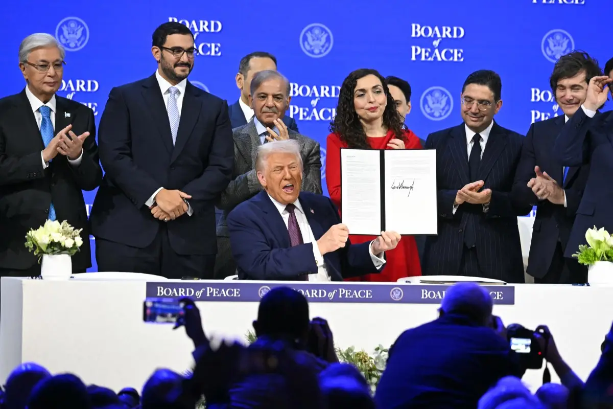 Trump at Davos 2026: 'UN couldn’t have ended those 8 wars' as he signs Board of Peace charter