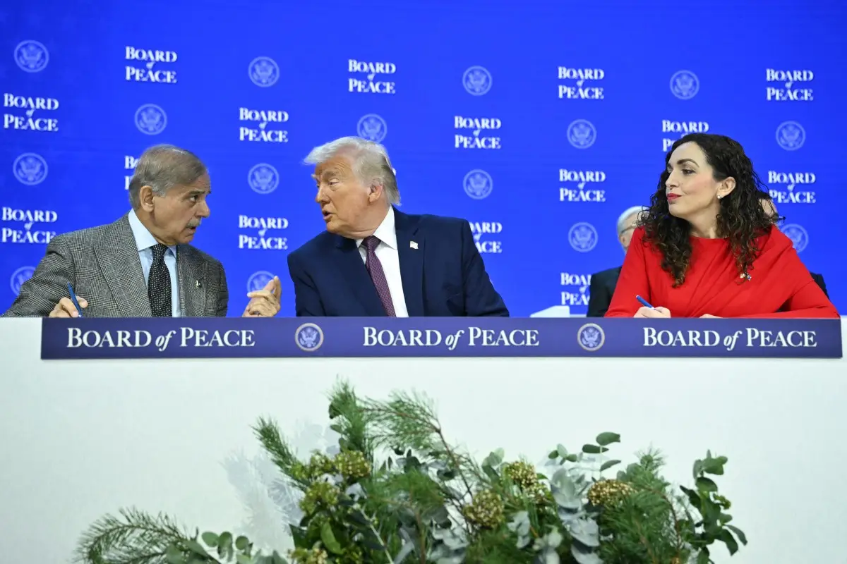 Shehbaz Sharif at Davos 2026: Pakistan signs Trump's Board of Peace charter; India abstains