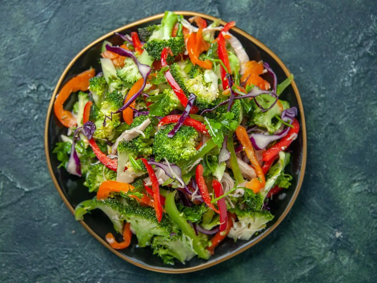 Tricolour salad