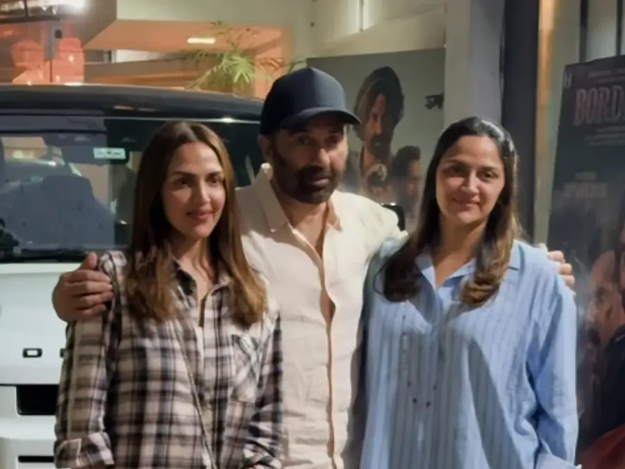 Family first! Esha and Ahana Deol support big brother Sunny at Border 2 screening, end rumours of rift