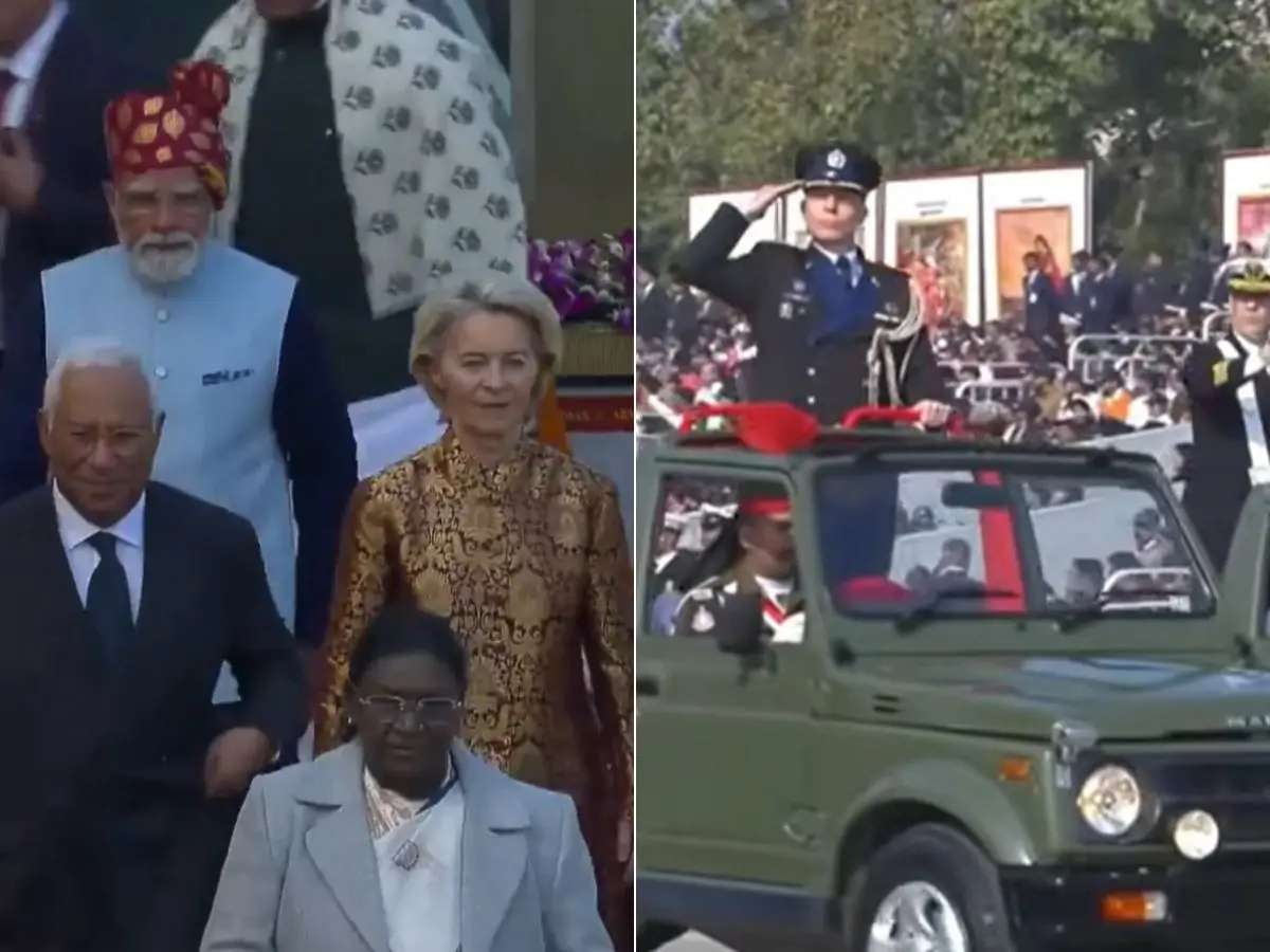 Republic Day 2026: European Union Contingent joins grand parade in rare moment – WATCH