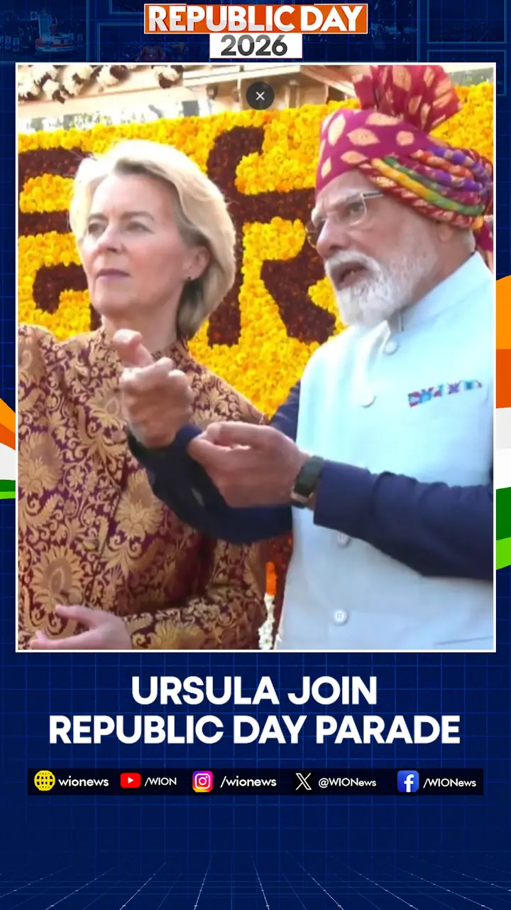 Republic Day 2026: Ursula Von Der Leyen Witnesses the Parade at the Kartavya Path in Delhi