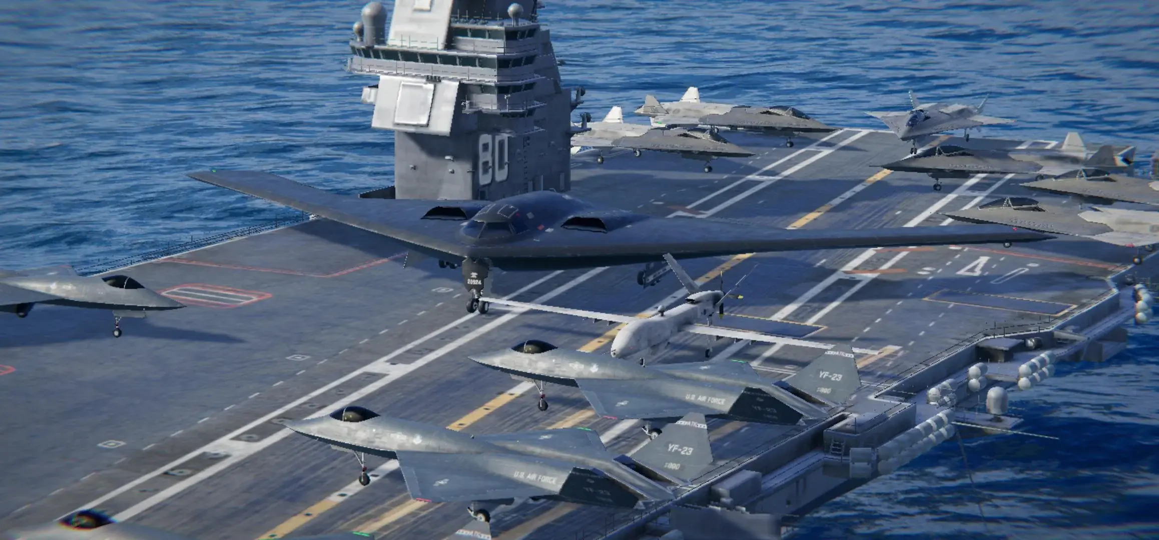 Bomber support on standby B-52s and B-1s