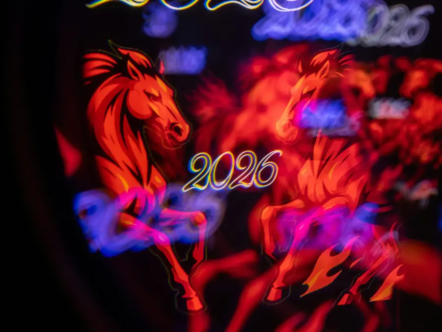 Viral 'crying' red horse turns out to be a happy mistake as Chinese queue up