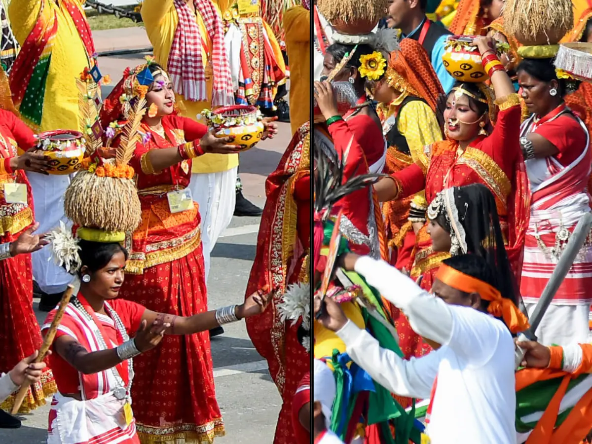 Artists perform at Republic Day parade