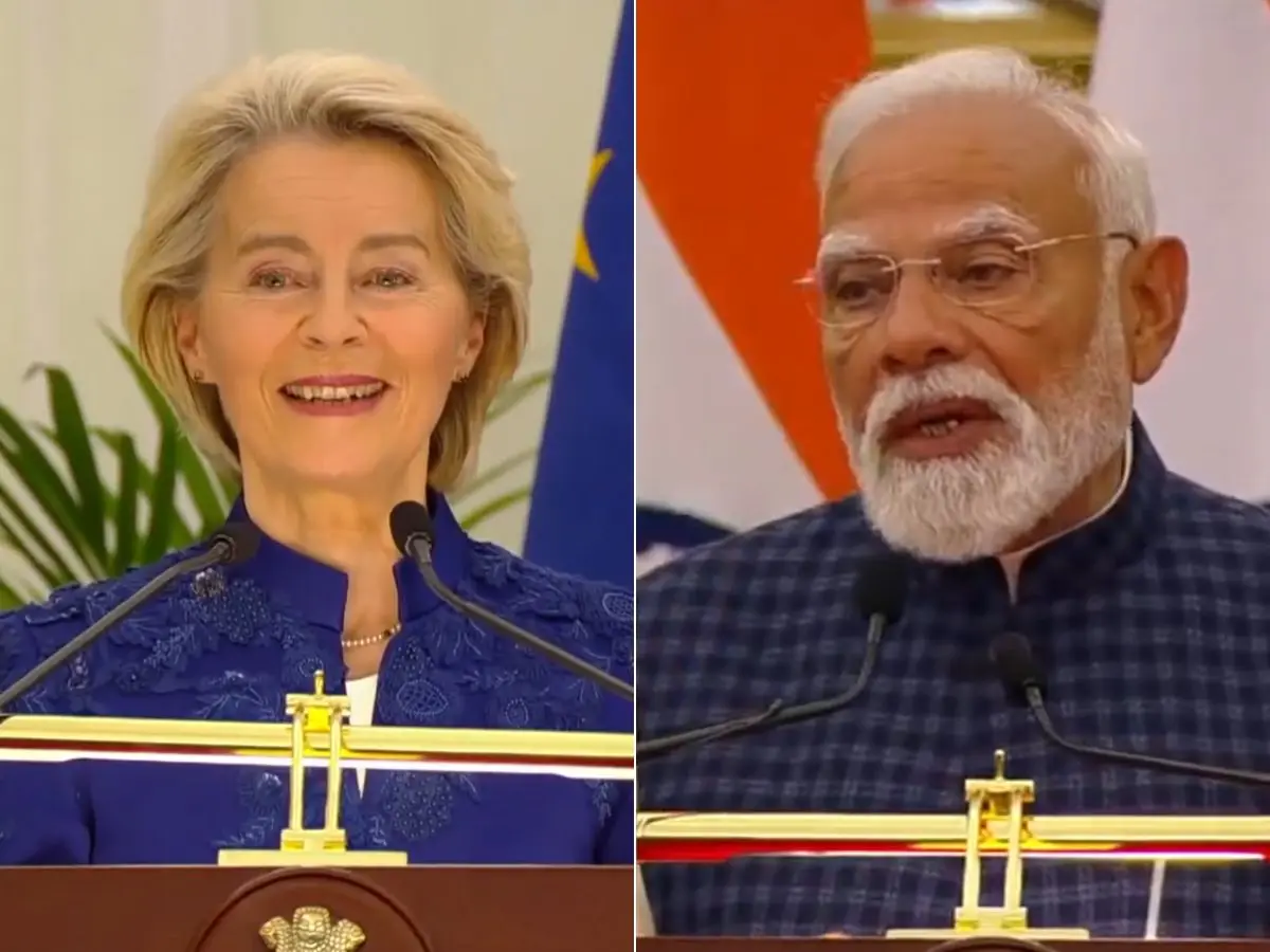 EU–India Summit 2026 Live Updates | ‘When India succeeds, world is more stable, secure’: EU chief lauds historic deal EU–India Summit 2026 Live Updates | ‘When India succeeds, world is more stable, secure’: EU chief lauds historic deal