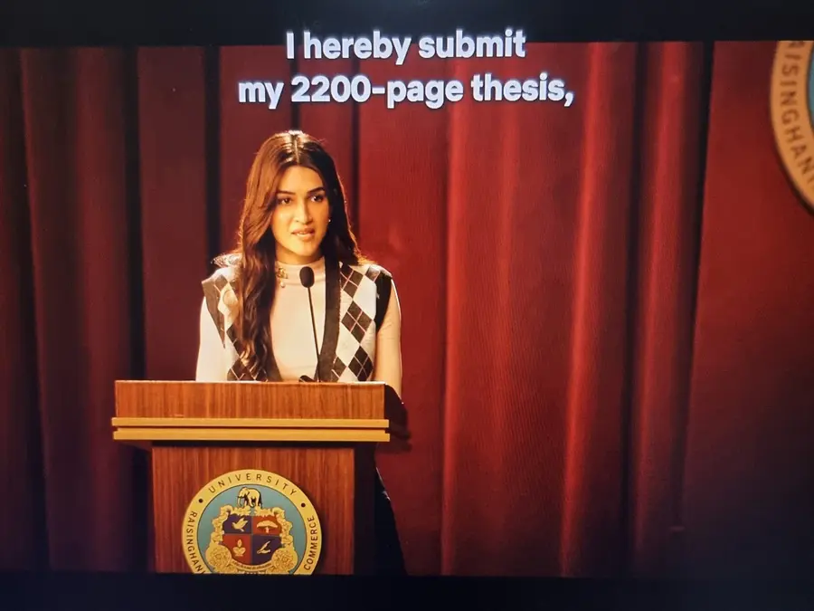 2,200 pages for a PhD? Scholars call out the unrealistic thesis scene in Tere Ishk Mein, questions accuracy