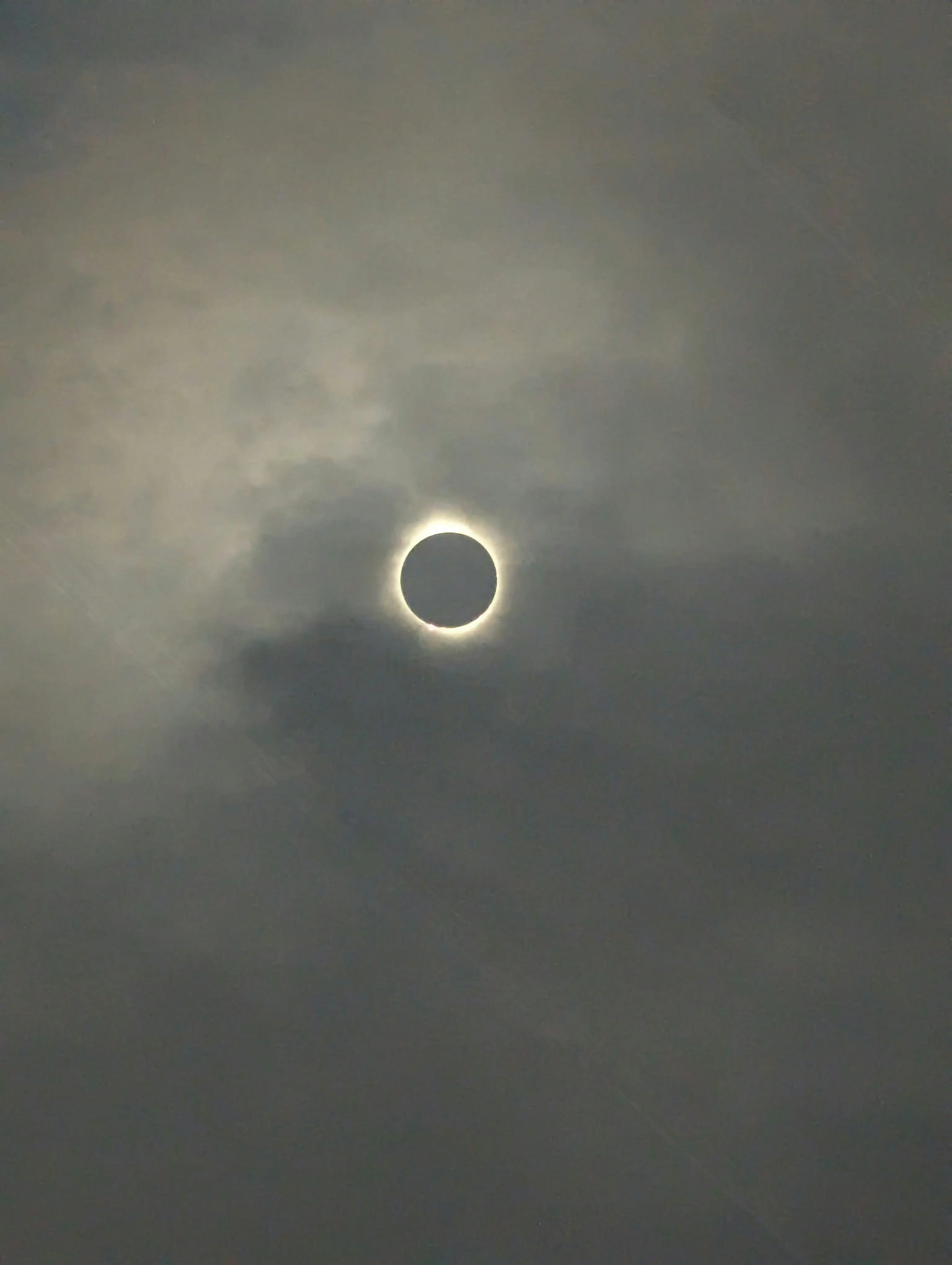 Eclipse sunset over Mediterranean Sea