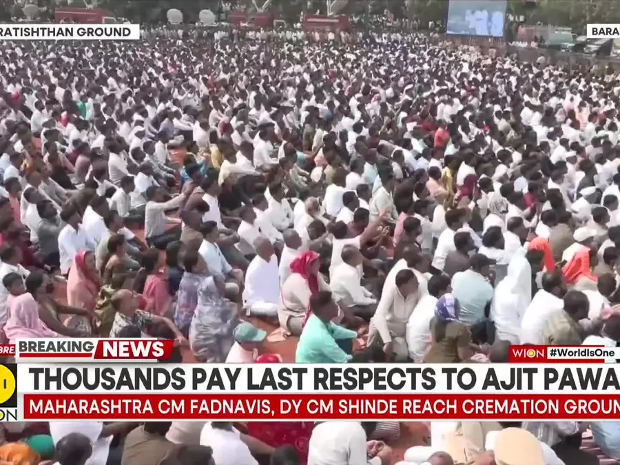 Ajit Pawar Funeral: Sharad Pawar, Other Dignitaries Also in Attendance