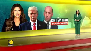  Donald Trump's Architect of Immigration Crackdown Stephen Miller Clashes With Kristi Noem