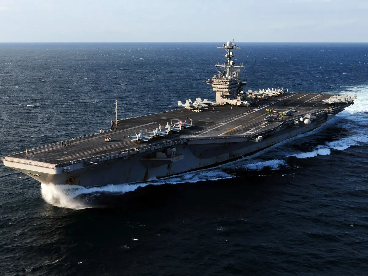 'Massive armada': USS Delbert D. Black arrives in Red Sea to ...