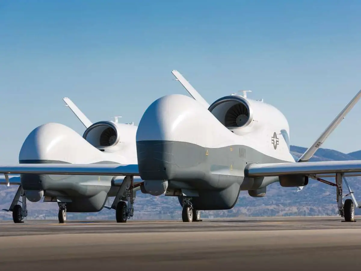 US drones, aircraft and warships ready for action in Iran