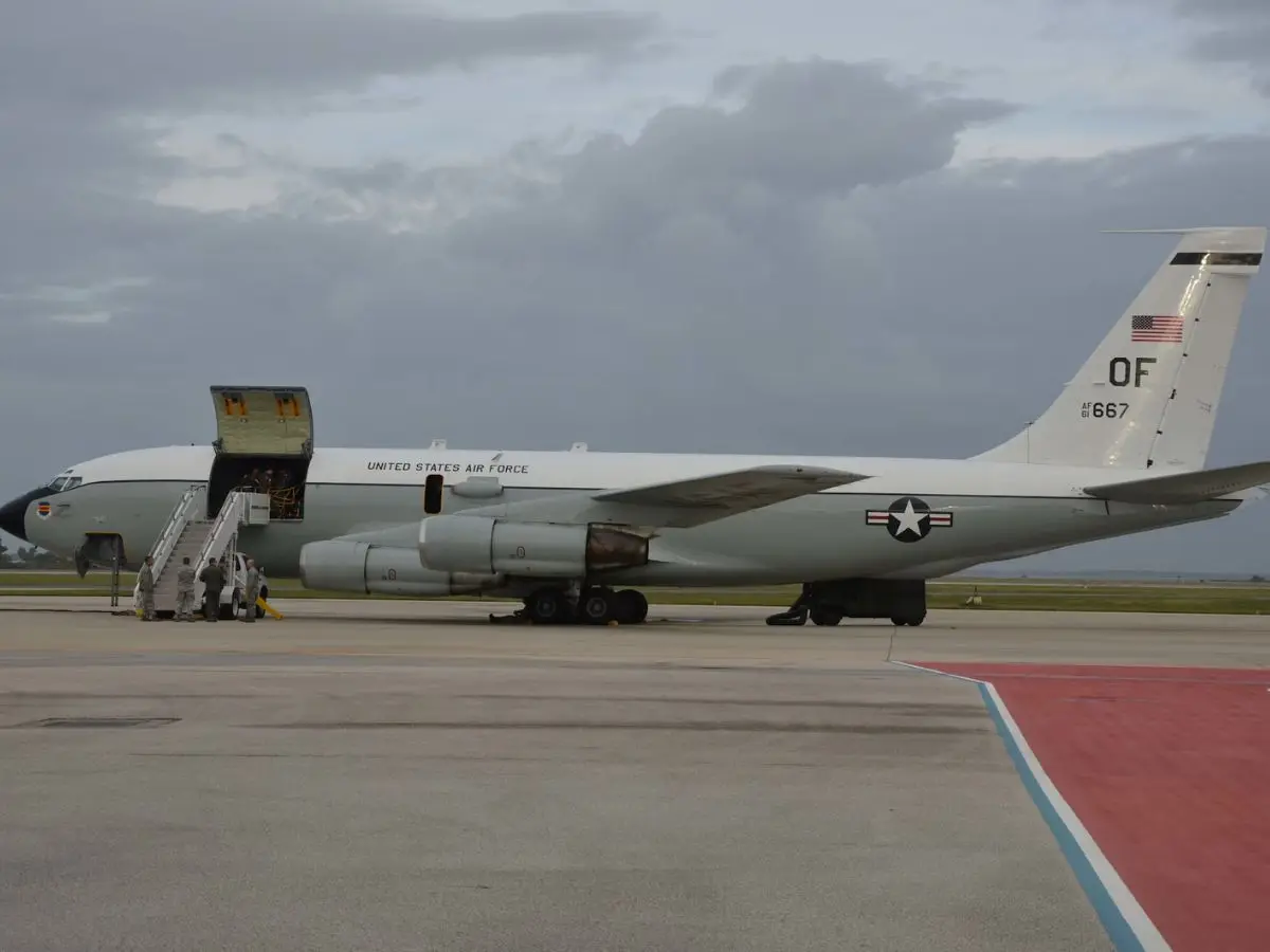 only aircraft conducting air-sampling operations