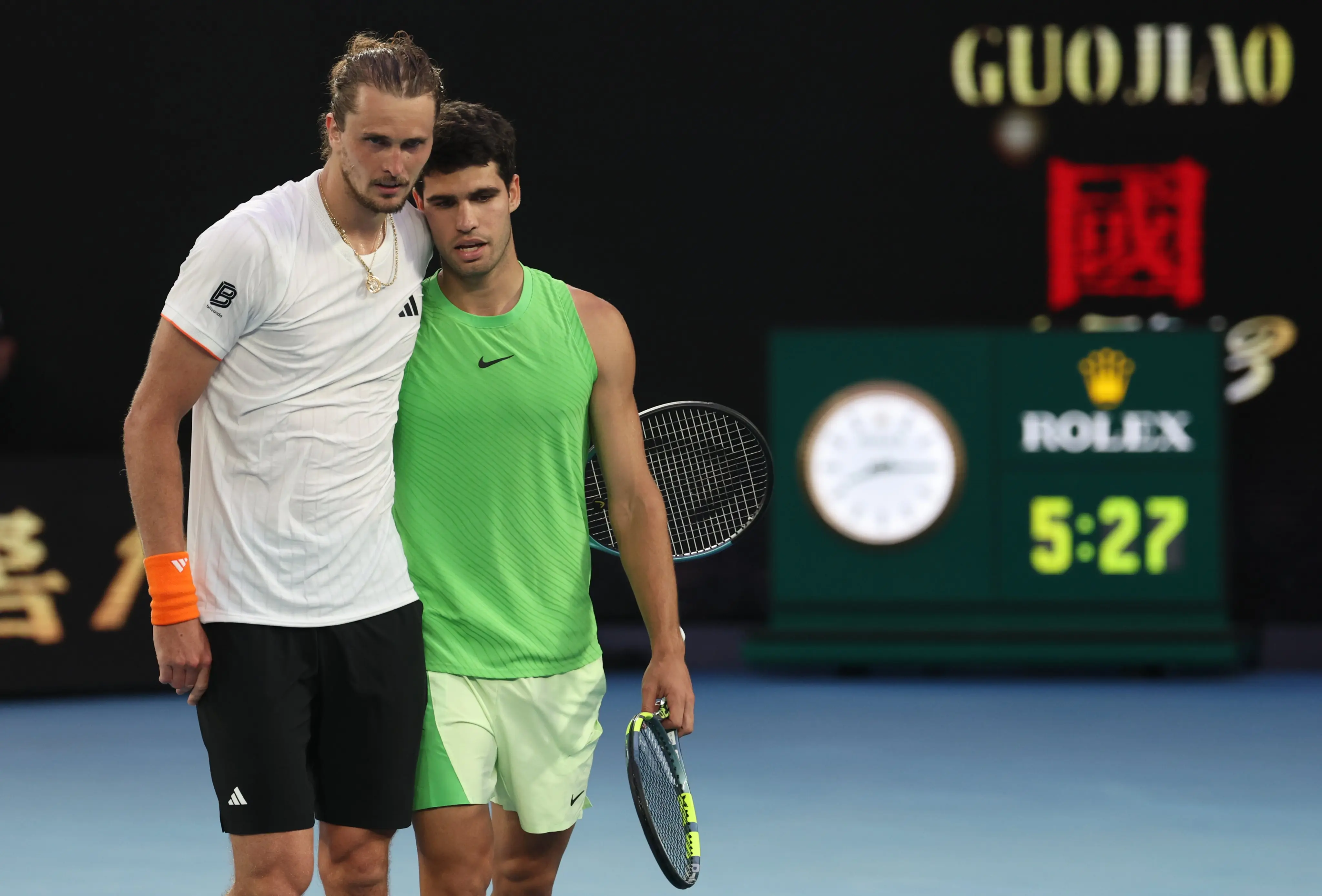 AO 2026 | WATCH - Zverev 'angry' as Alcaraz takes medical timeout for cramps in semis