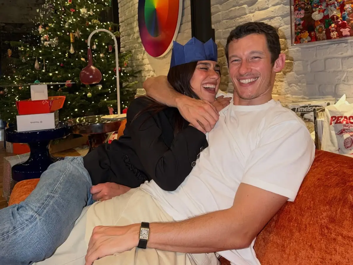 Dua Lipa and Callum Turner