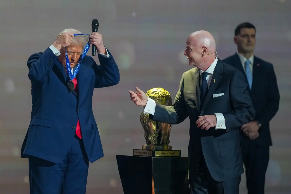 FIFA World Cup 2026 | Infantino defends giving peace prize to US president Trump