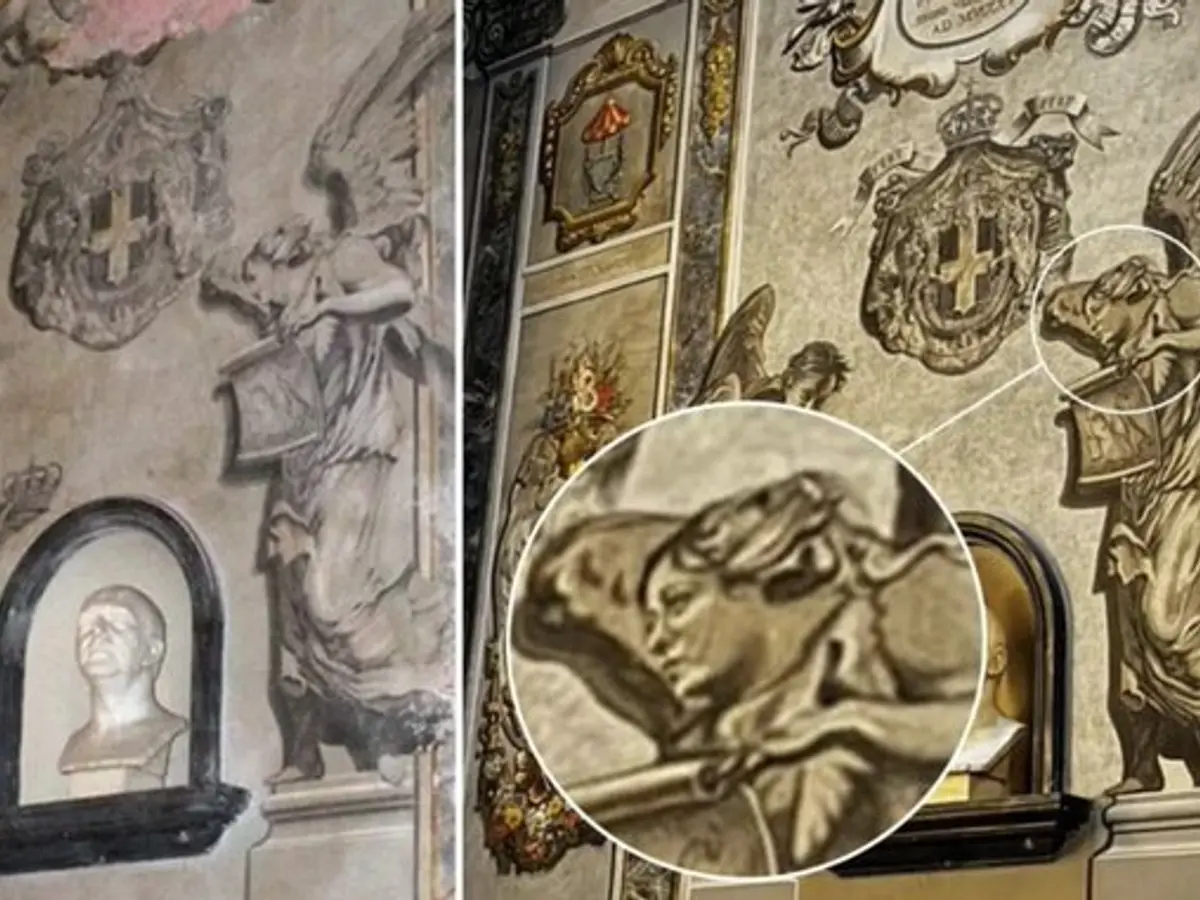 ‘They asked me to fix it, and I did’: Italian painter restores angel’s ...