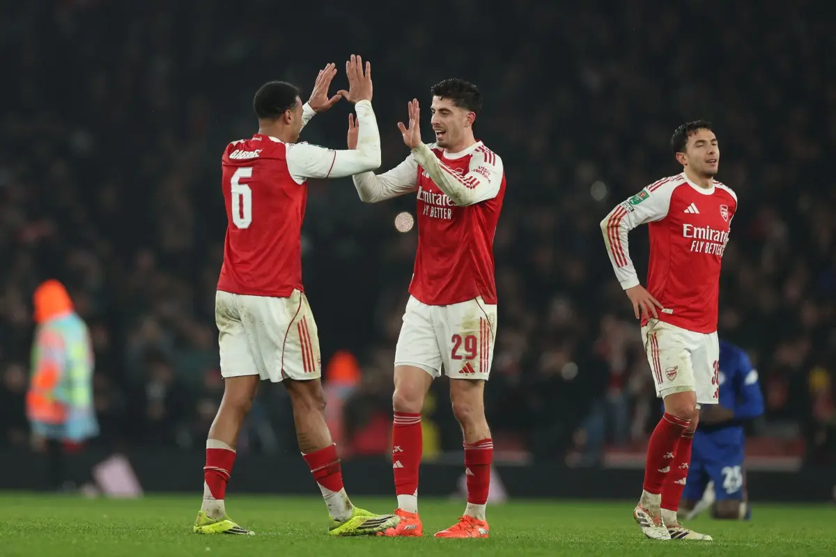 Arsenal sink Chelsea to reach first League Cup final in 8 years