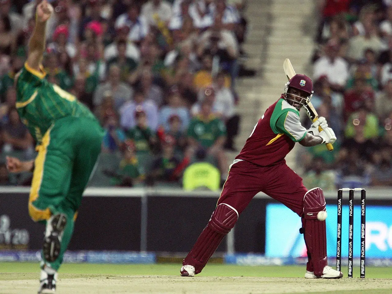 Most runs by 6+4 in an innings in T20 World Cups - 88 by Chris Gayle