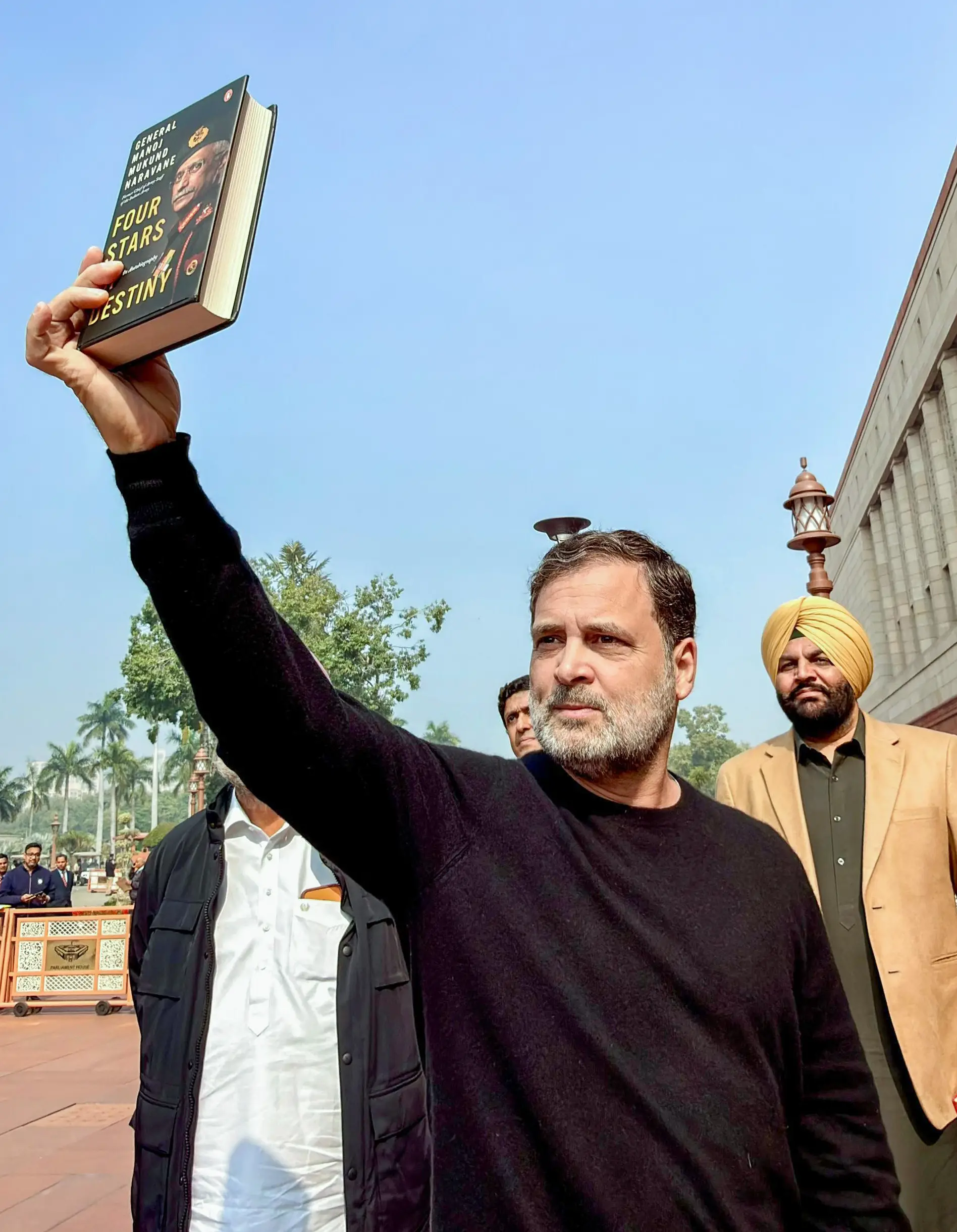 ‘I don’t think he has guts to...’: Rahul Gandhi challenges PM Modi with copy of Gen Naravane’s memoir