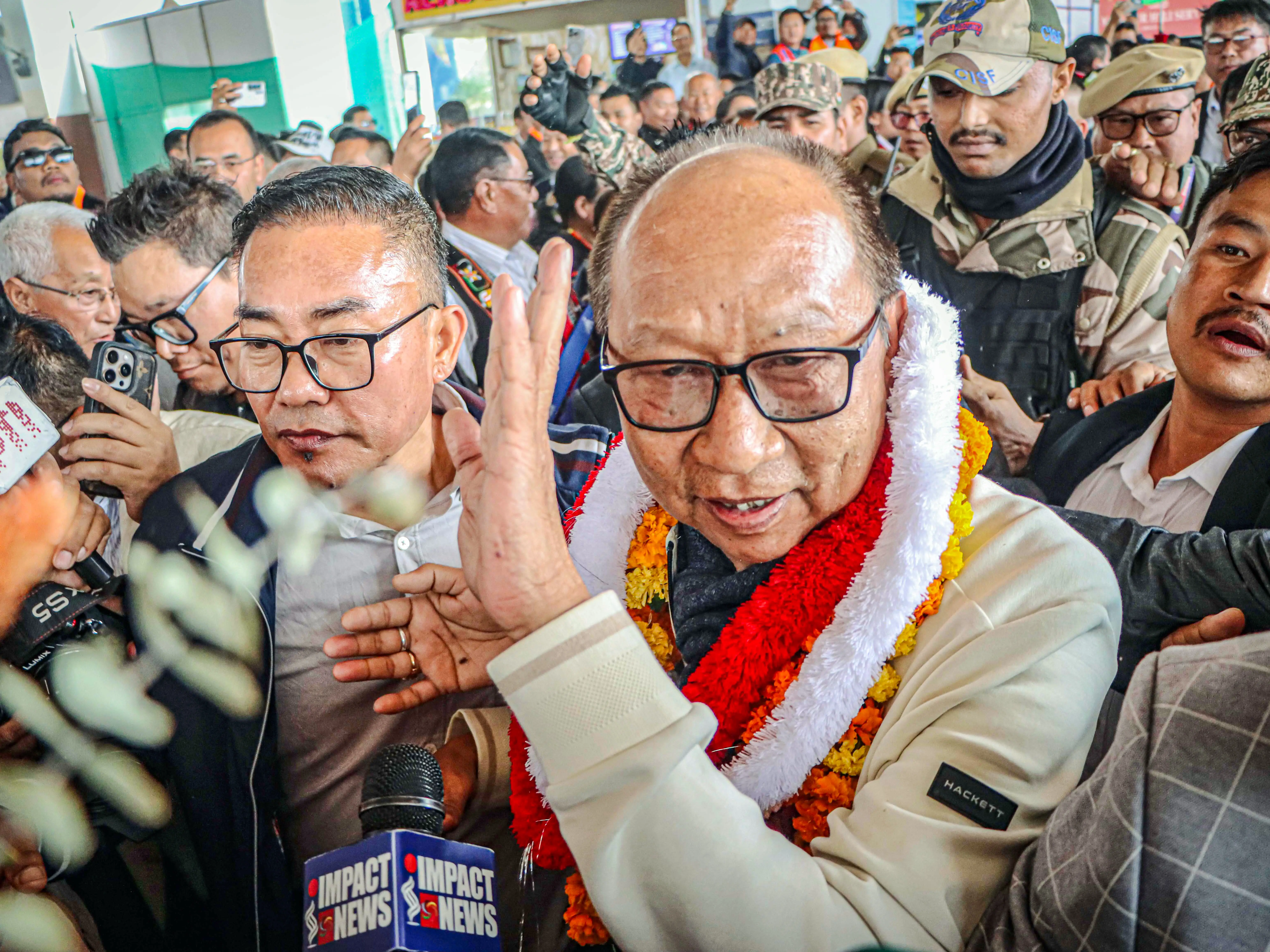 President's rule revoked in Manipur after a year; Yumnam Khemchand Singh set to take oath as CM President's rule revoked in Manipur after a year; Yumnam Khemchand Singh set to take oath as CM