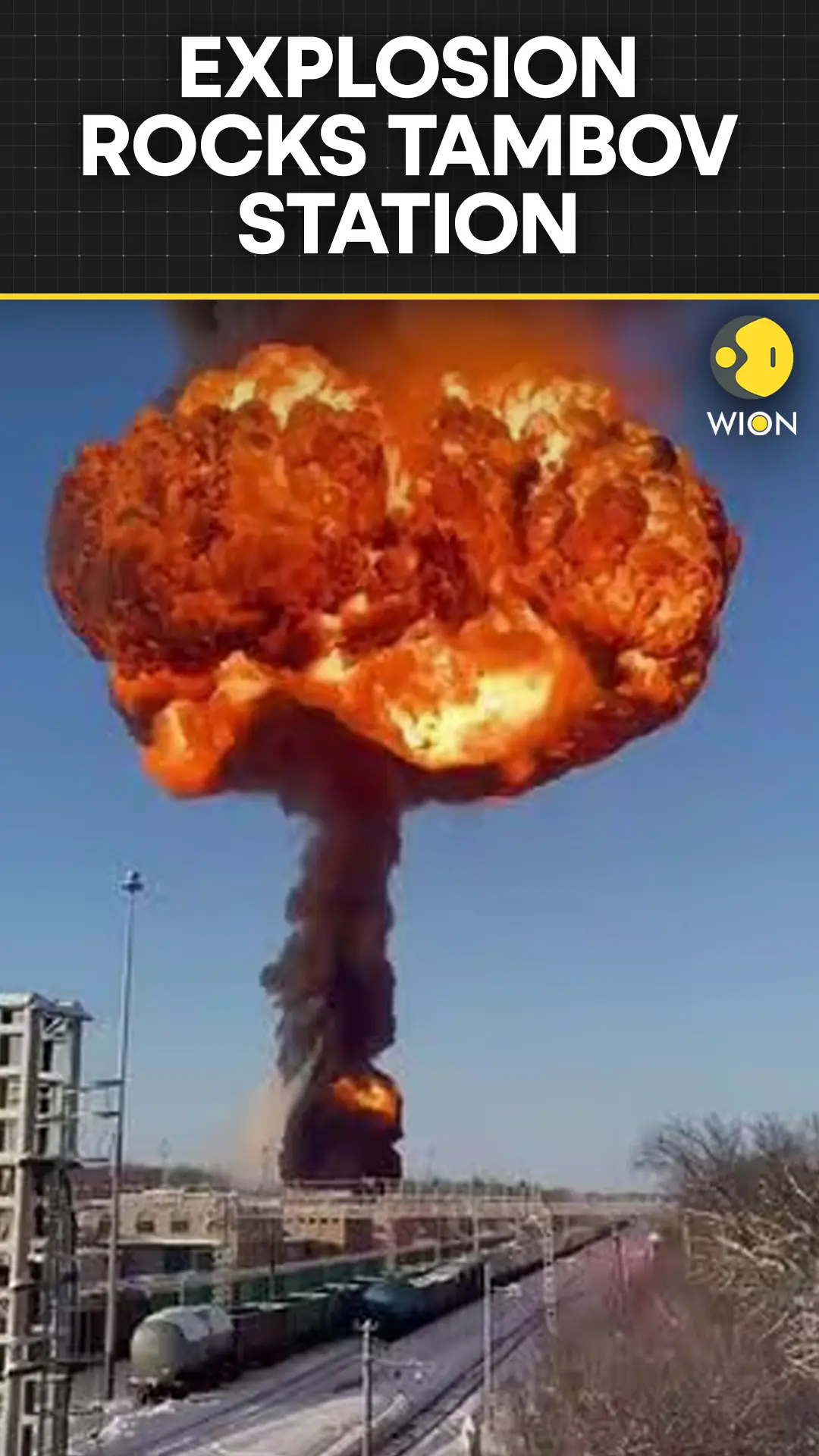 Large Explosion Rocks Railway Station in Russia’s Tambov Region, Eyewitness Footage Shows