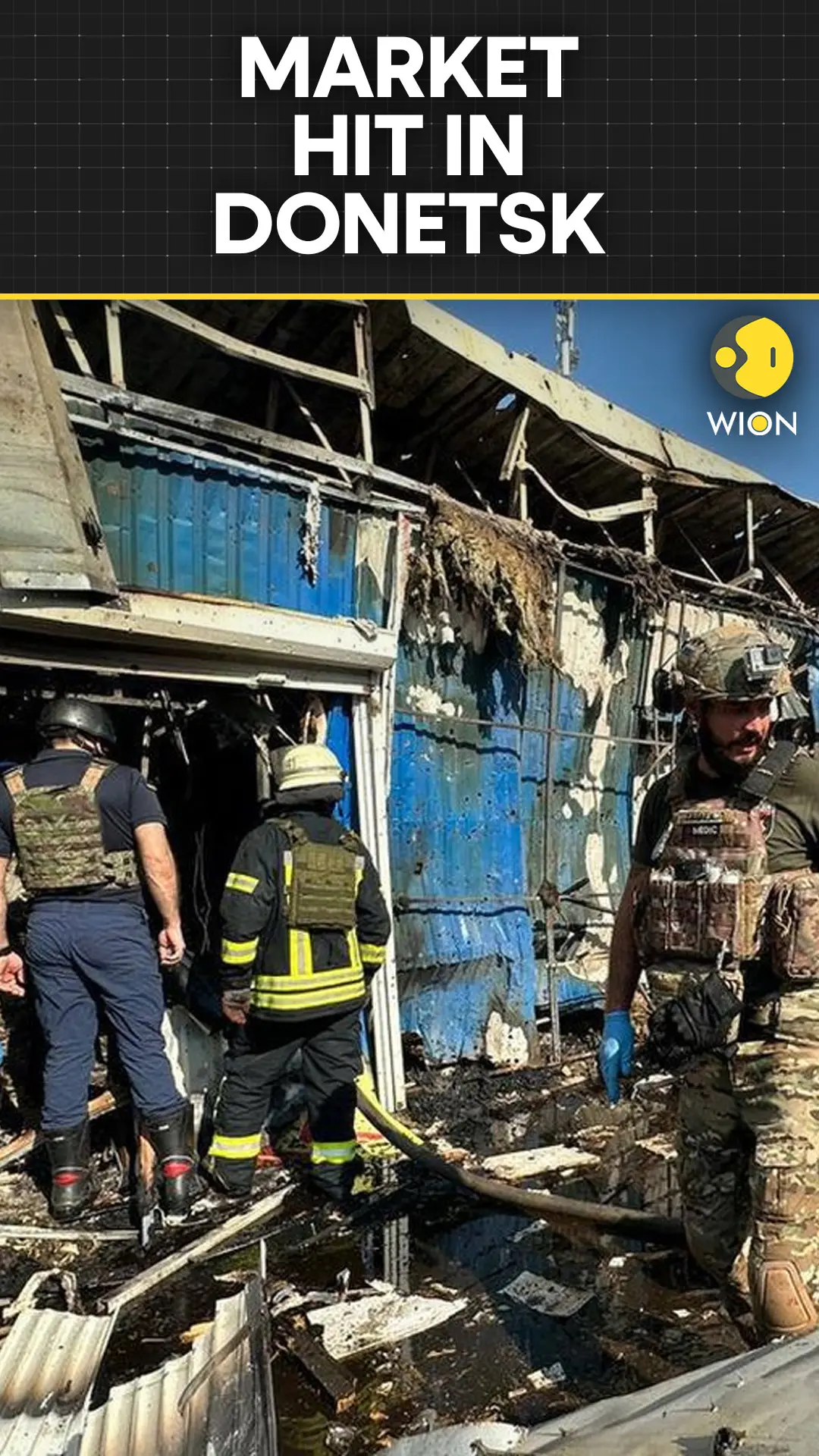 Russian Troops Strike Crowded Donetsk Market With Cluster Munitions, Officials Say