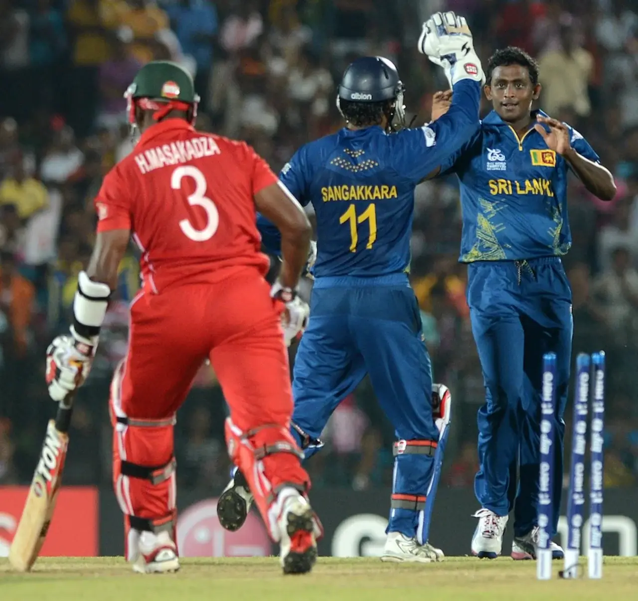 Best bowling in an innings in T20 World Cups - 6/8 by Ajantha Mendis