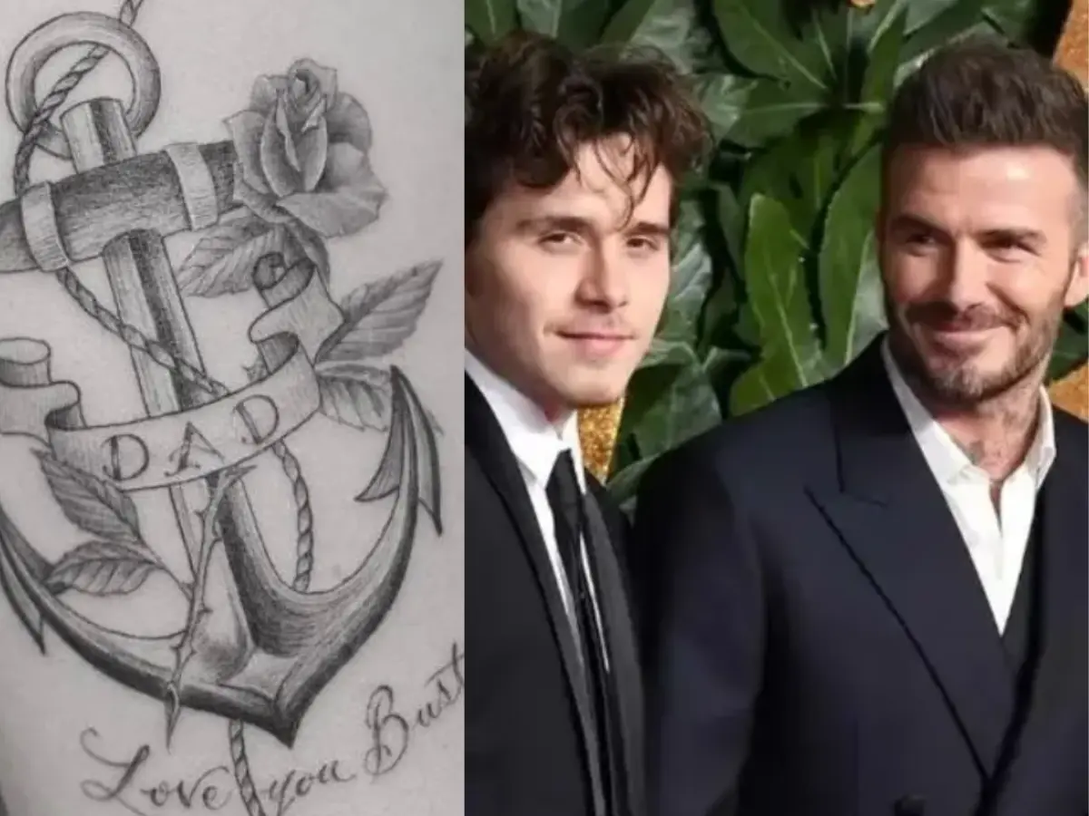 Brooklyn Beckham covers up 'DAD' tattoo honouring David Beckham amid family feud
