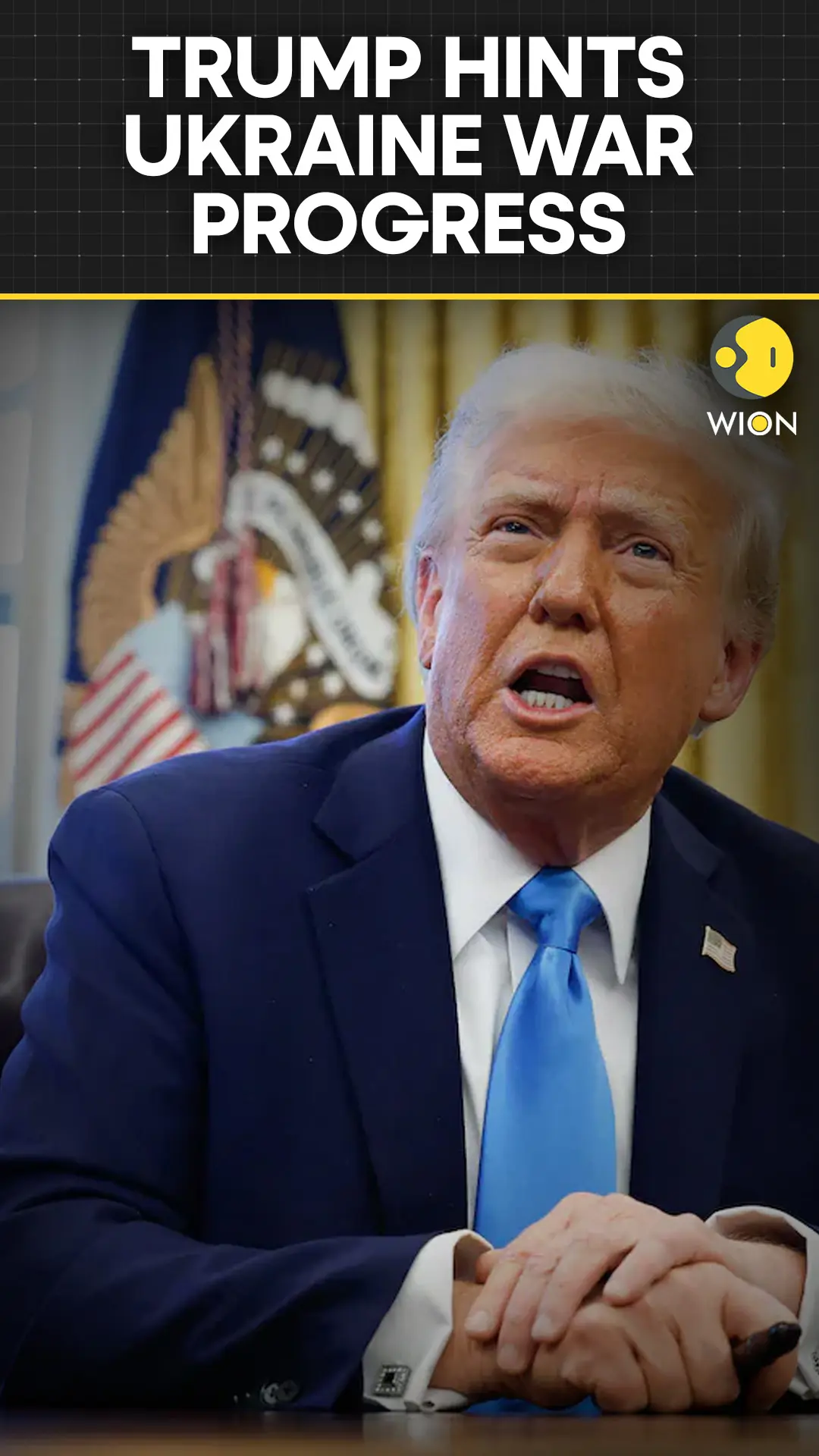 Trump Says US May Have Some Good News on Push to End Ukraine-Russia War