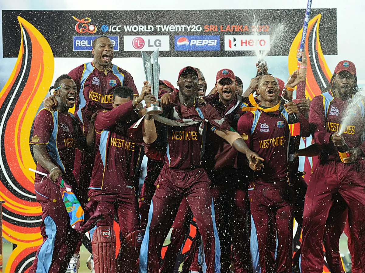 5. 2012 T20 World Cup champions West Indies - Eliminated in semifinal in 2014