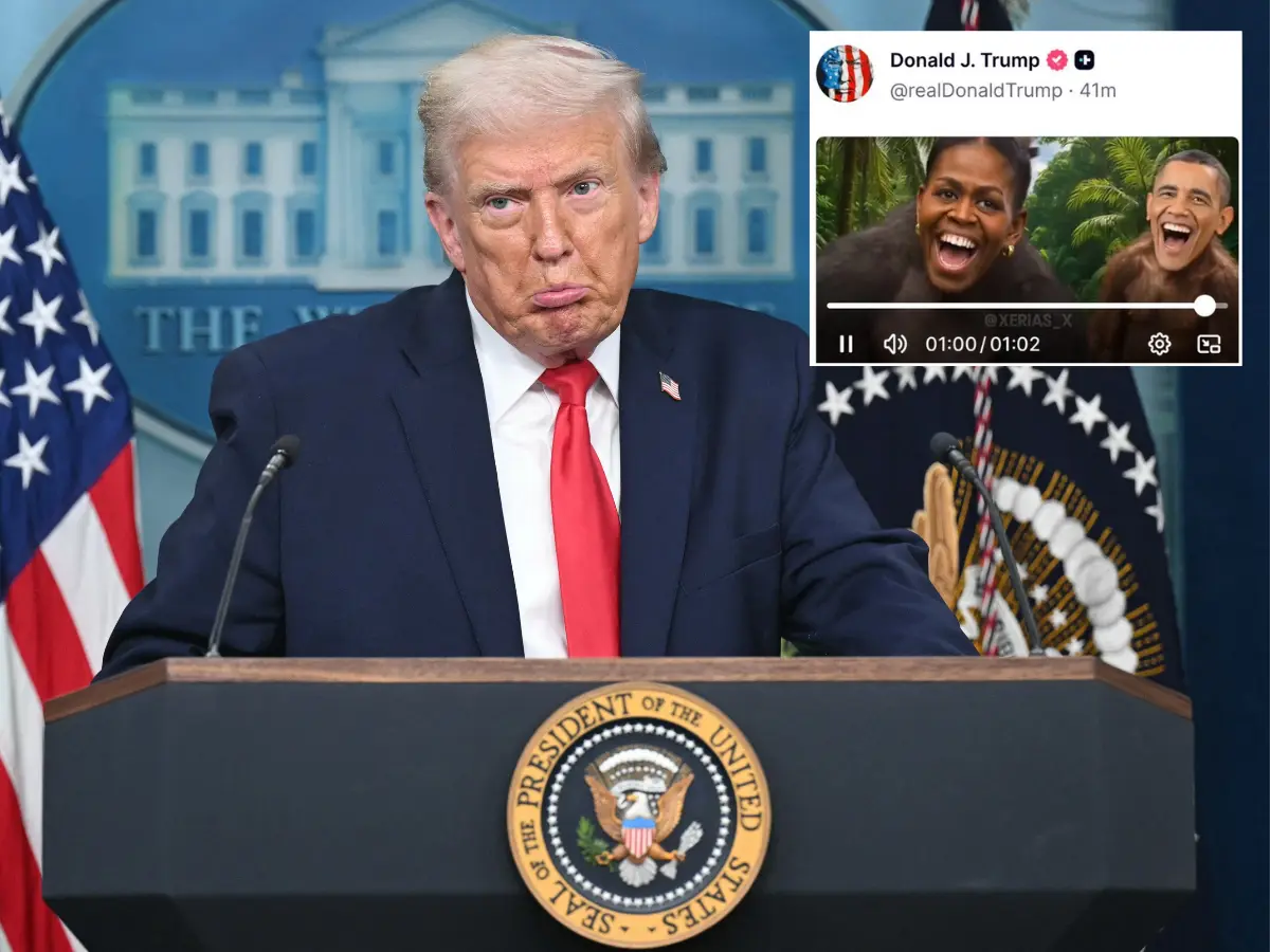 Trump refuses to apologise, claims 'didn't make a mistake,' after posting 'most racist' Obama video on Truth Social Trump refuses to apologise, claims 'didn't make a mistake,' after posting 'most racist' Obama video on Truth Social