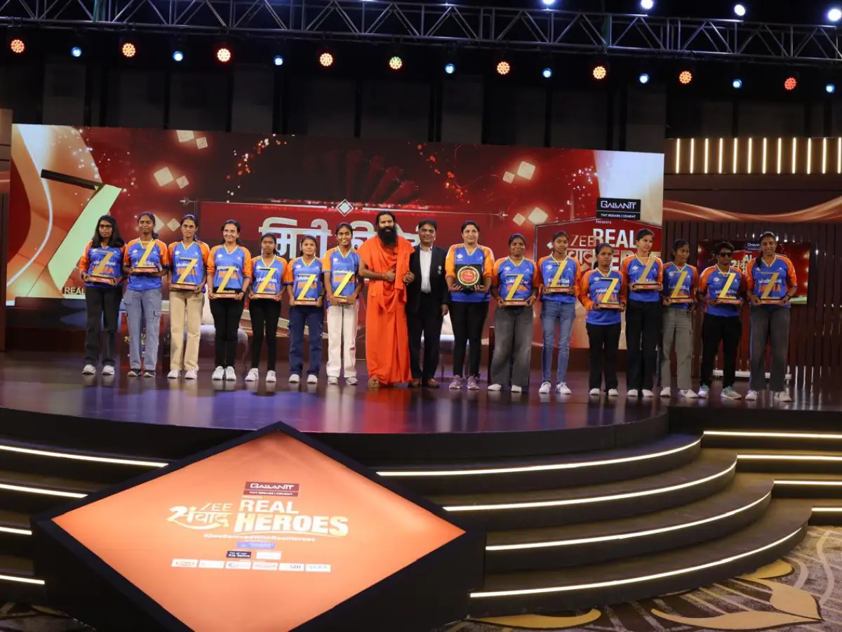 Indian Blind Women’s Cricket Team leads sporting honours at ZEE Samvad with Real Heroes 2026
