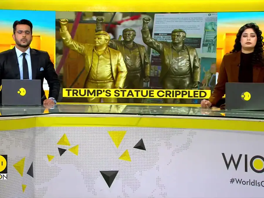 Trump’s Golden Statue Crippled: 15-Foot ‘Don Colossus’ Lies Uninstalled Amid Payment Dispute