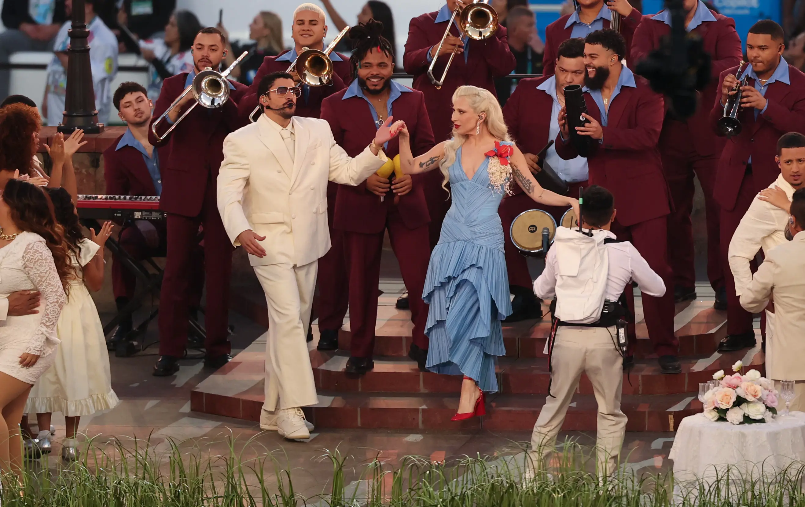 Lady Gaga and Bad Bunny