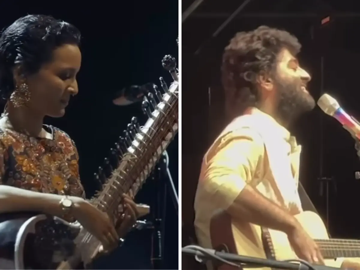 Arijit Singh performs for the first time since retirement announcement along with Anoushka Shankar | Watch Arijit Singh performs for the first time since retirement announcement along with Anoushka Shankar | Watch