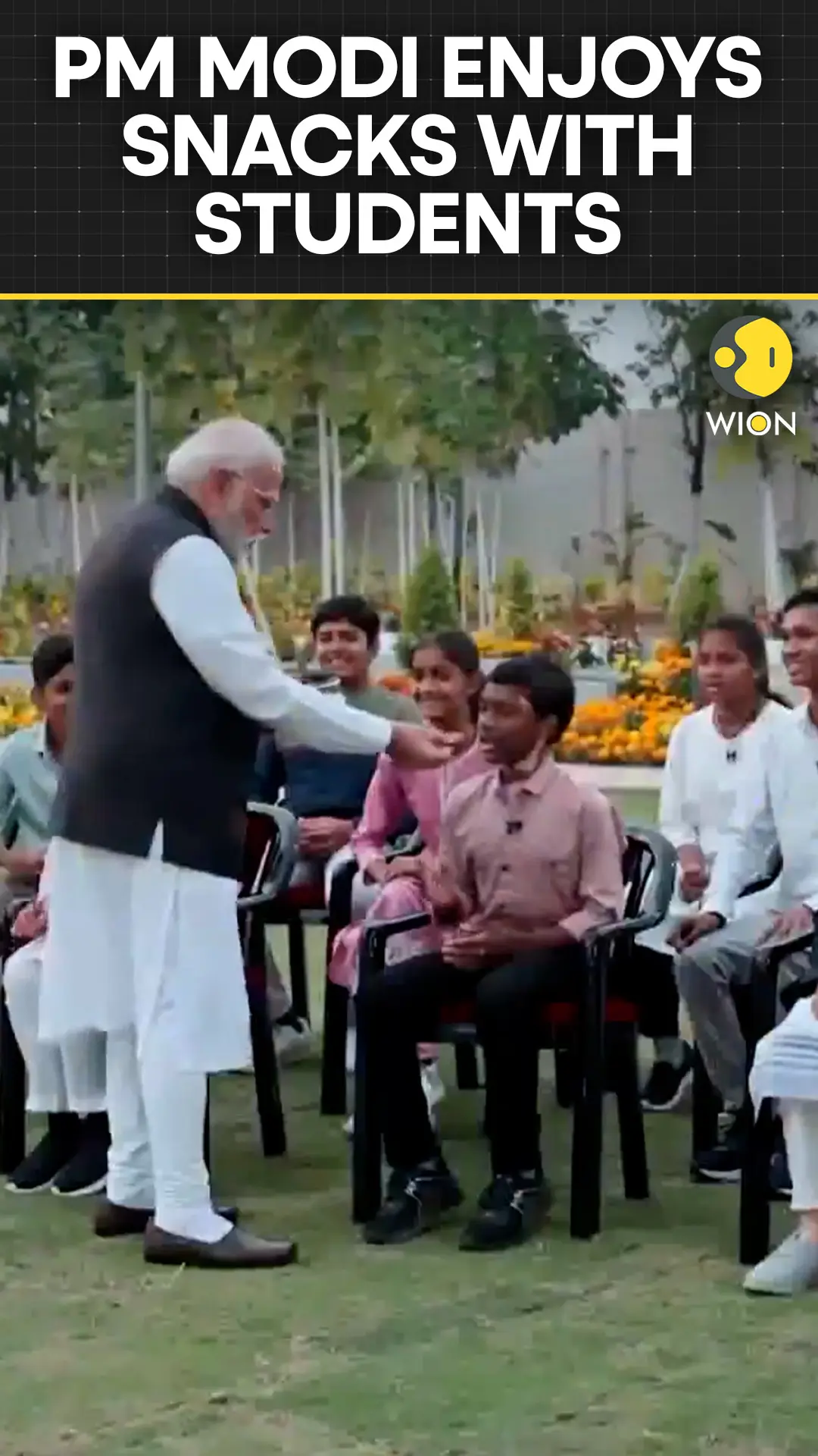 PM Modi Connects With Students Over Chhattisgarhi Snacks At Pariksha Pe Charcha