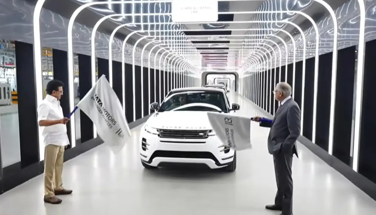 Tata Jaguar Land Rover's $1bn car factory inaugurated in Tamil Nadu to roll out 20,000 cars a year
