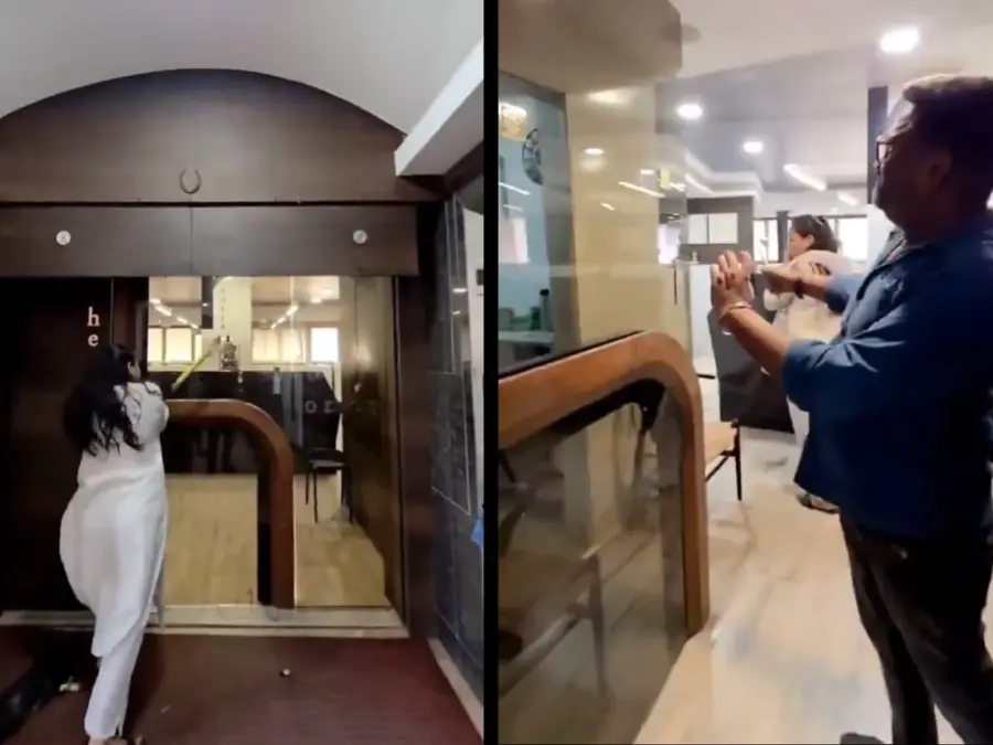 Mumbai builder faces outrage over casteist abuse, but his toughened glass door is winning internet