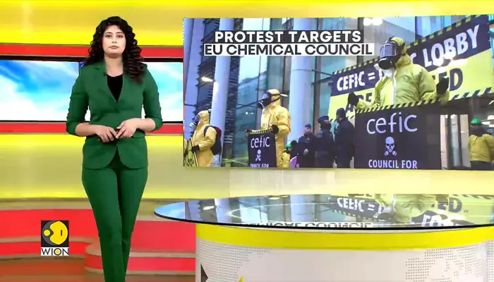 Activists Seal Chemical Lobby HQ | Protesters Shut Doors at EU Chemical Council