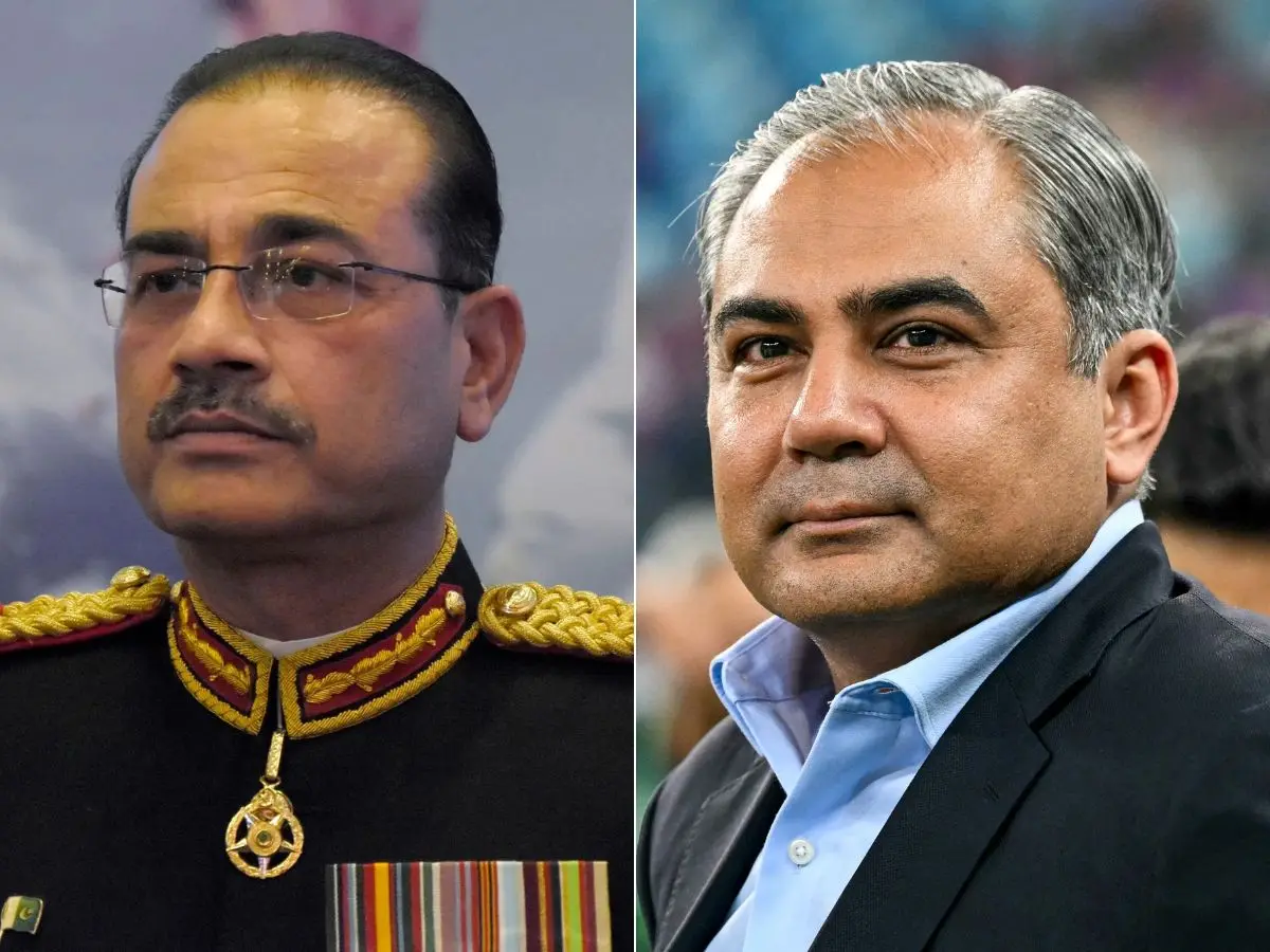 PCB's Mohsin Naqvi bizarrely mentions PAK army chief Asim Munir in T20 World Cup speech PCB's Mohsin Naqvi bizarrely mentions PAK army chief Asim Munir in T20 World Cup speech
