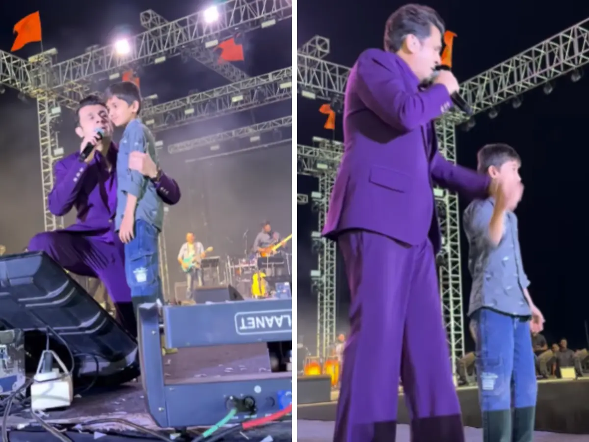 Sonu Nigam pauses live show to reunite lost child with family | Watch Sonu Nigam pauses live show to reunite lost child with family | Watch