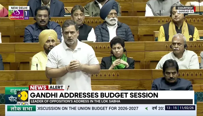 Parliament Budget Session: Rahul Gandhi Highlights Geopolitical and Economic Risks in Lok Sabha