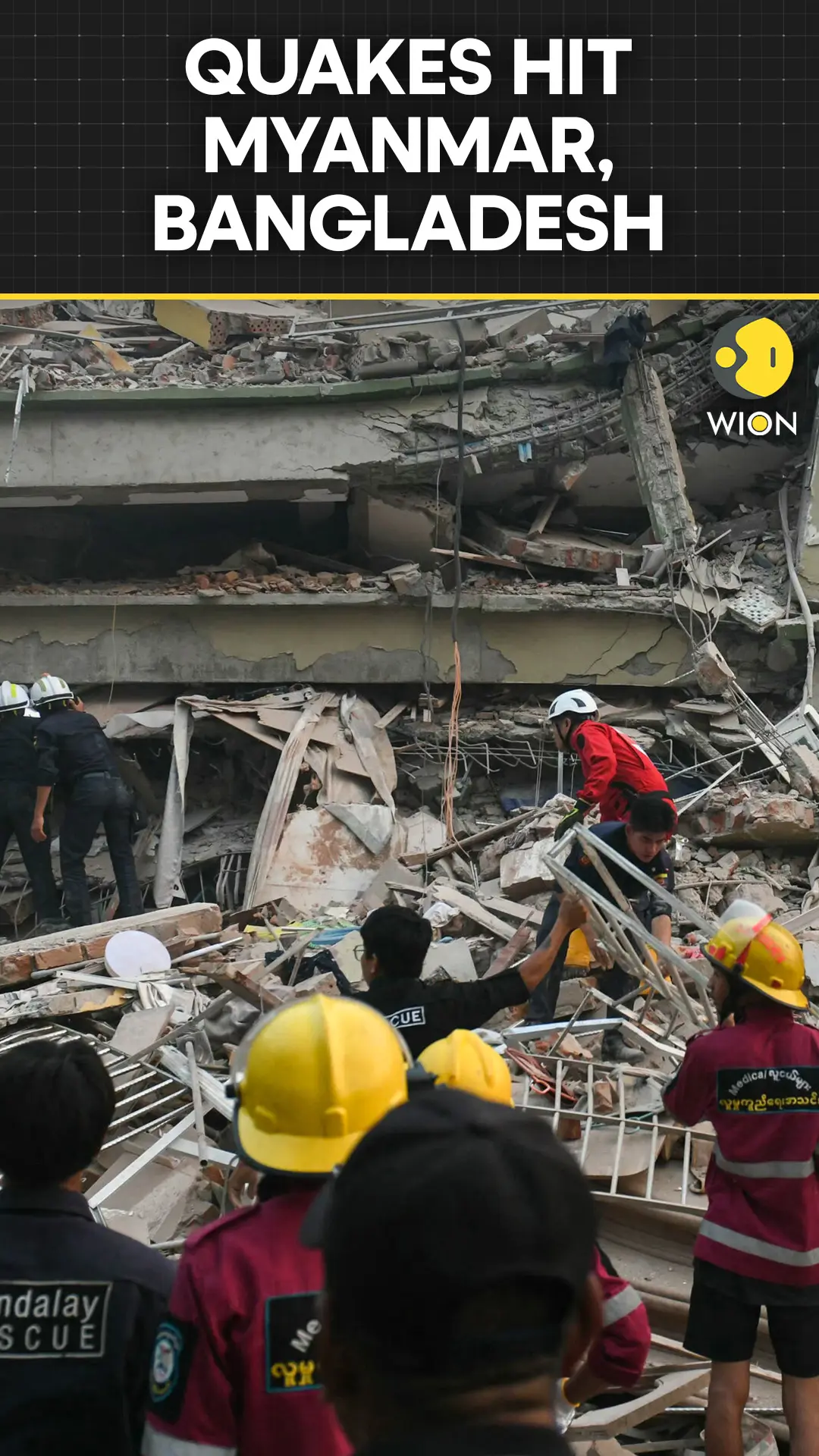 Earthquakes Strike Myanmar and Bangladesh Within Hours