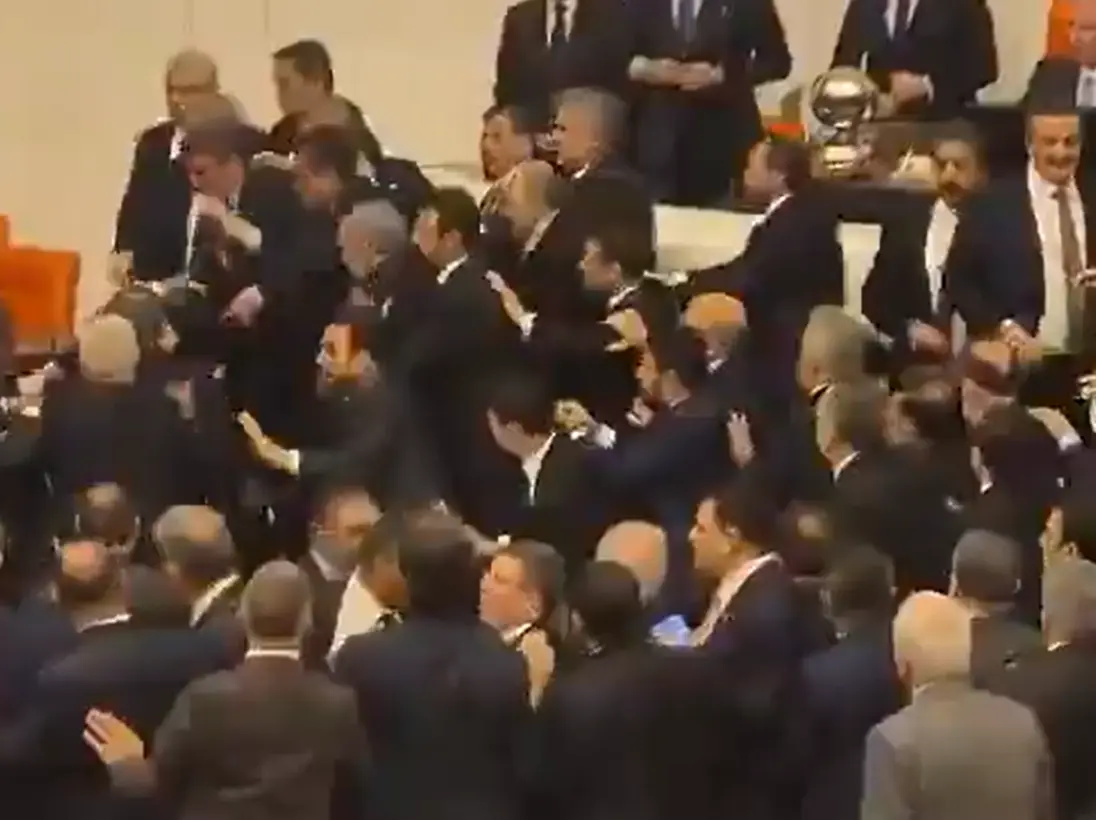 WATCH | Brawl breaks out in Turkish Parliament over Erdogan’s justice minister pick WATCH | Brawl breaks out in Turkish Parliament over Erdogan’s justice minister pick