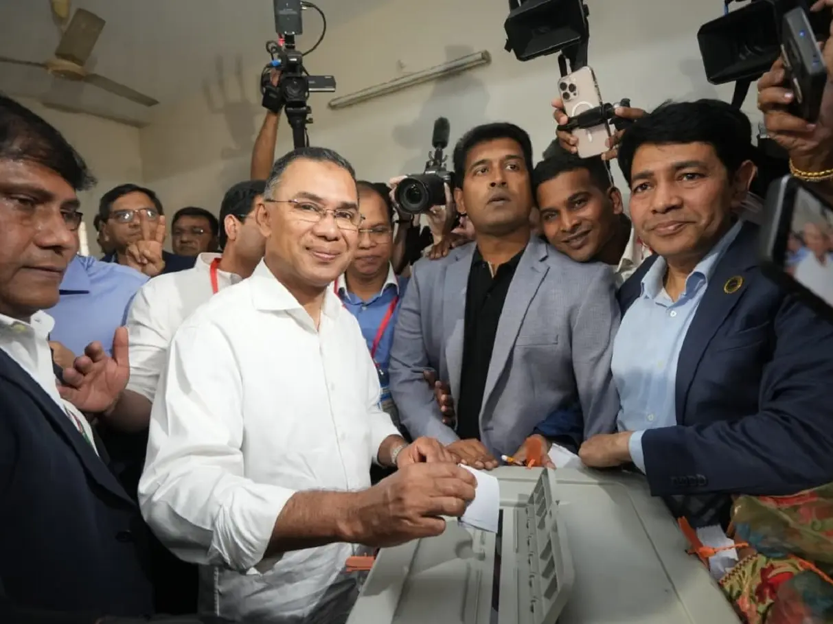 BNP chief Tarique Rahman demands prompt announcement of election results BNP chief Tarique Rahman demands prompt announcement of election results