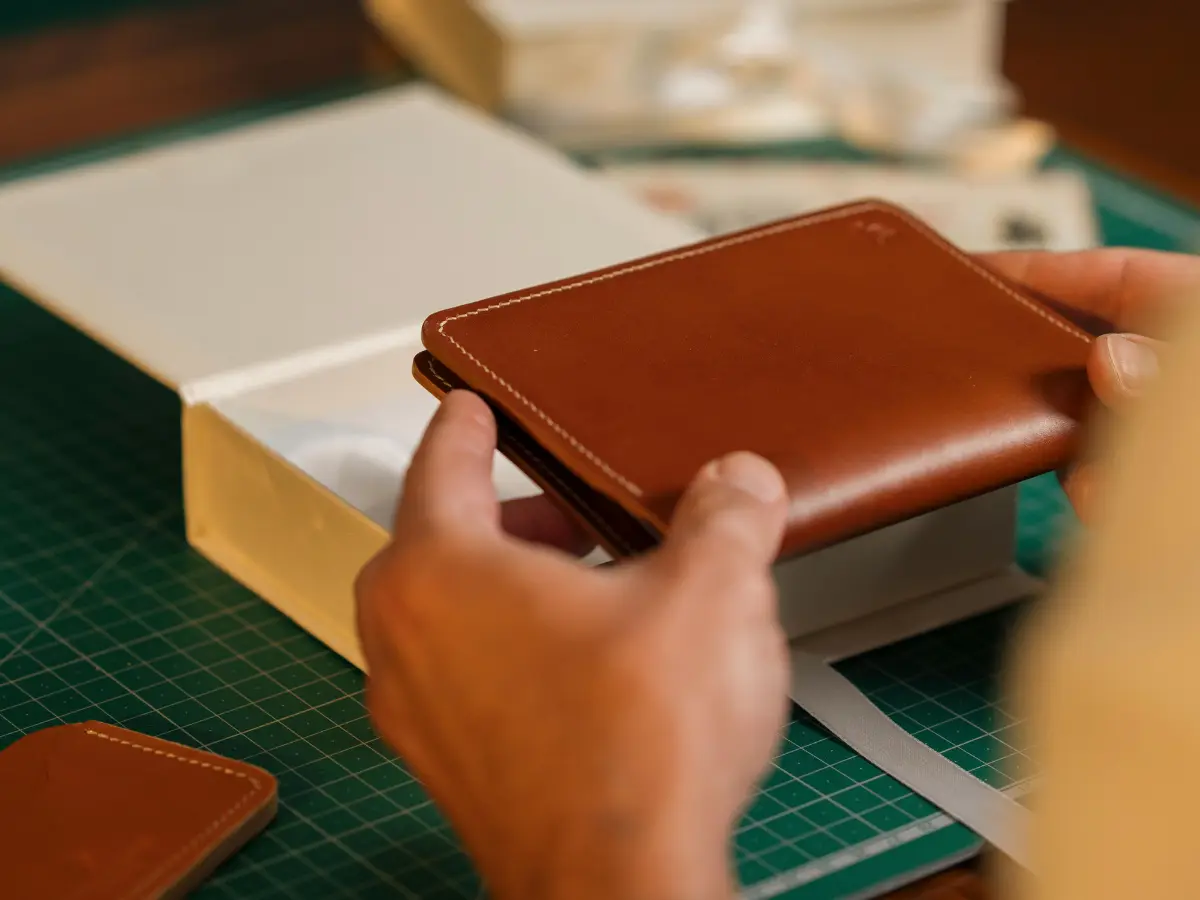 For Him: Customised Leather Wallet