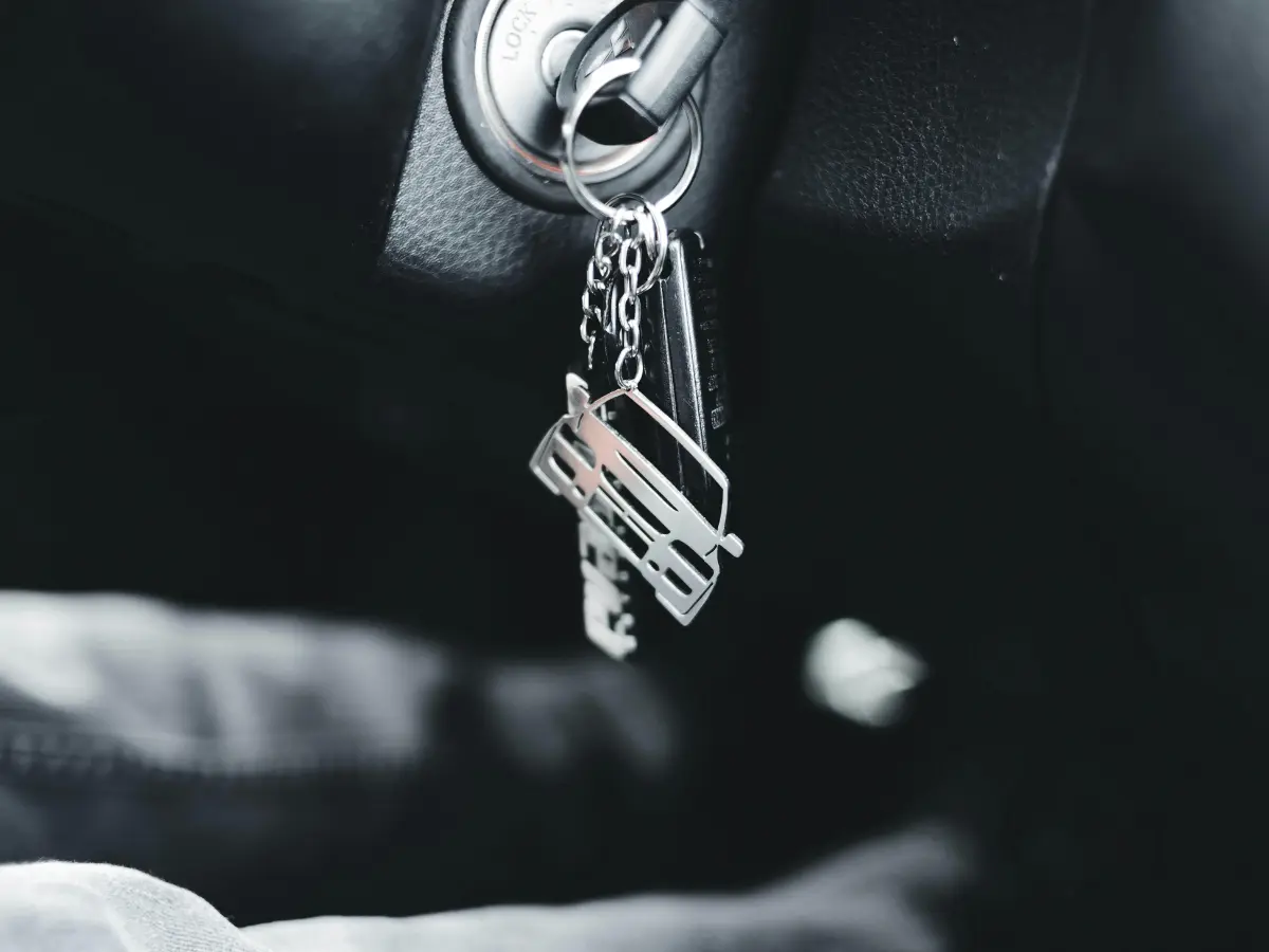 For Him: Personalised car or bike keychain
