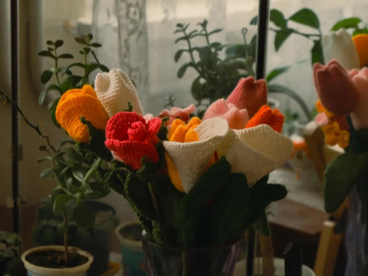 For Her: Crochet Flower Bouquet